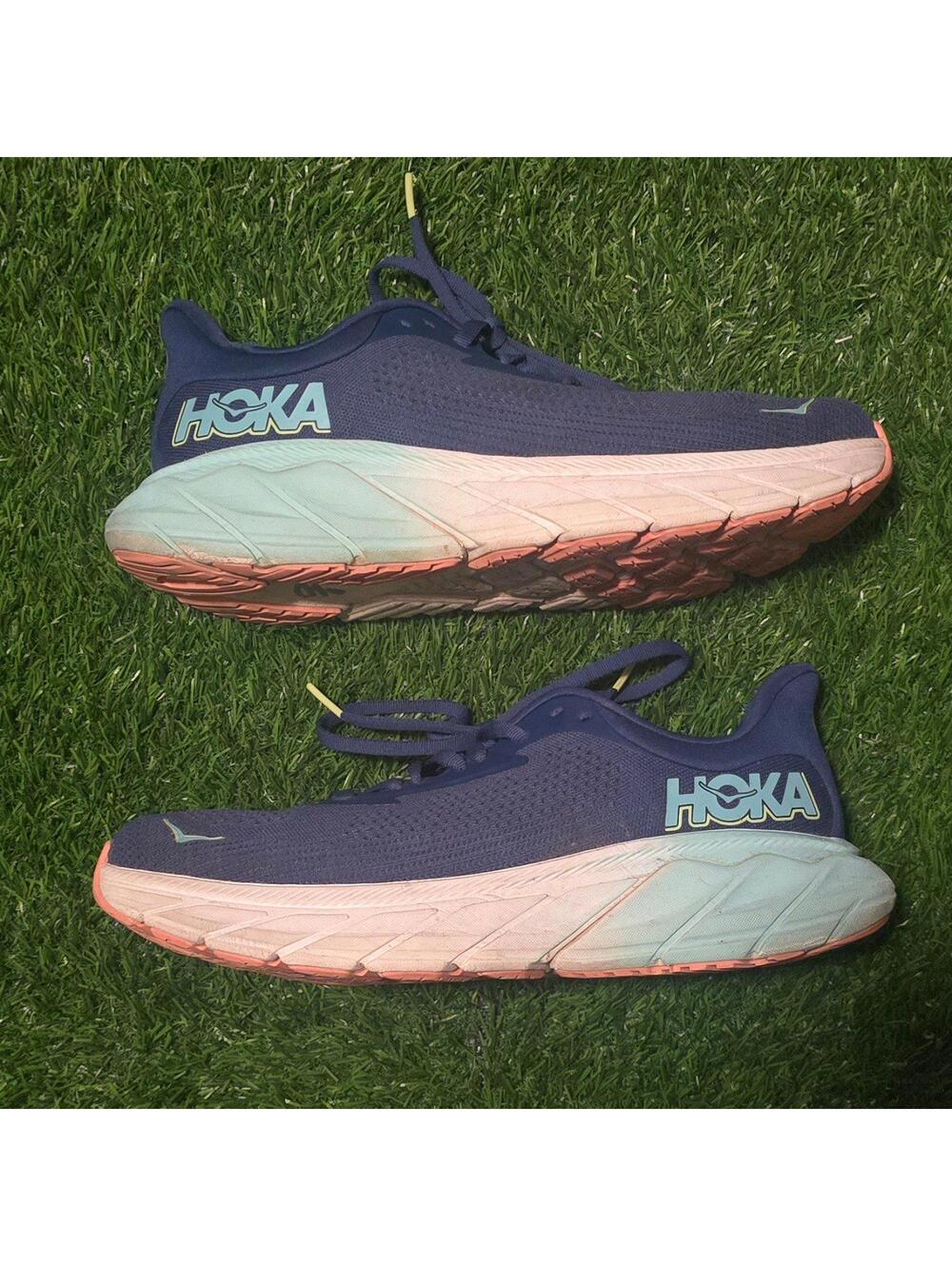 HOKA Arahi 7 Midnight Seafoam Womens Sneaker Running Shoe Size 8.5B